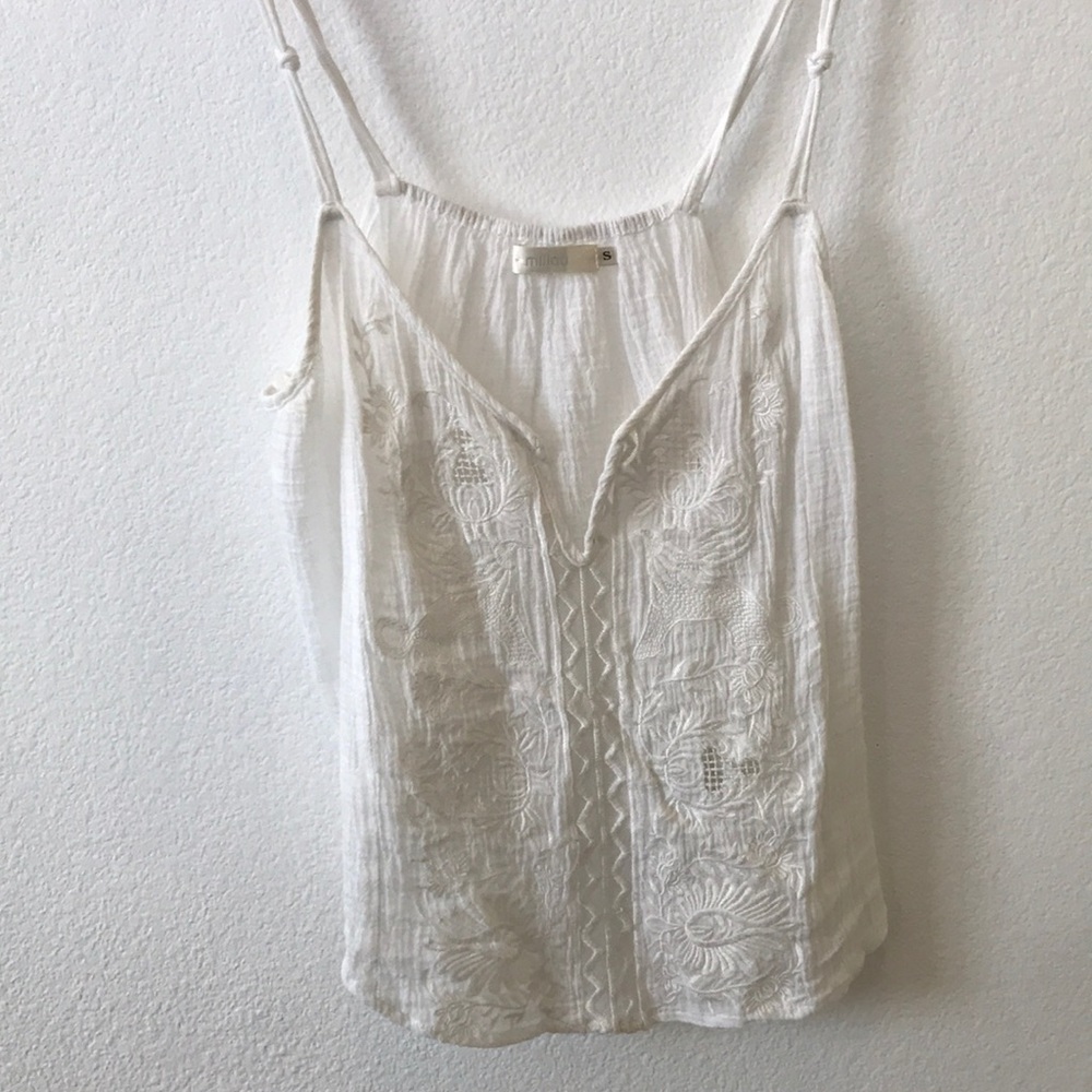 LF white tank top